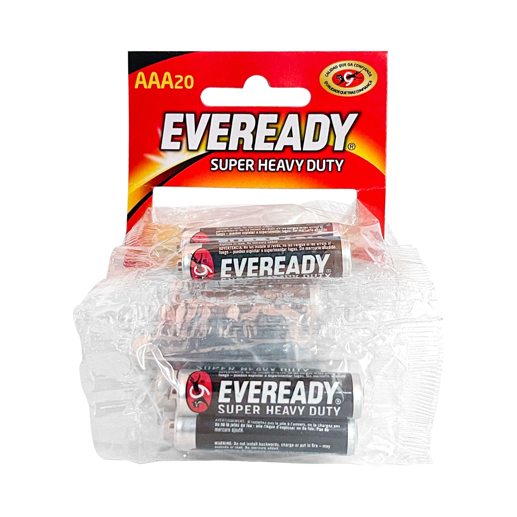 PILA EVEREADY CARBON 1212 AAA X20